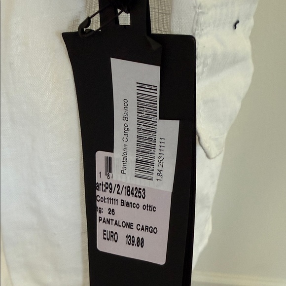 Woen cargo pants, white size 26 packets Lou.jo - Picture 10 of 16